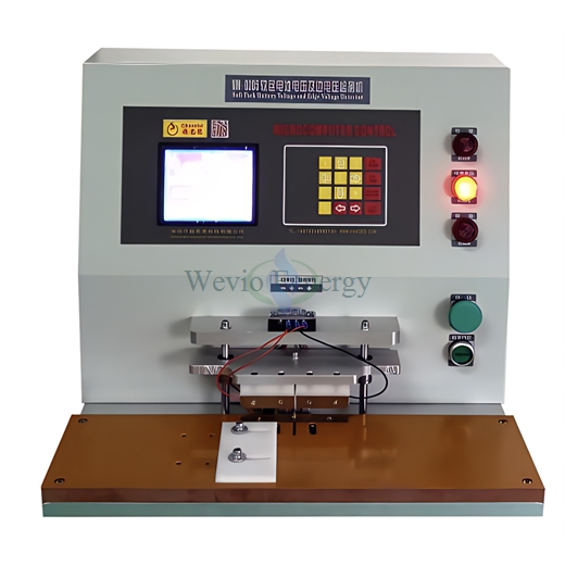 Pouch cell battery pilot line assembly line test voltage current short circuit internal resistance IR machine
