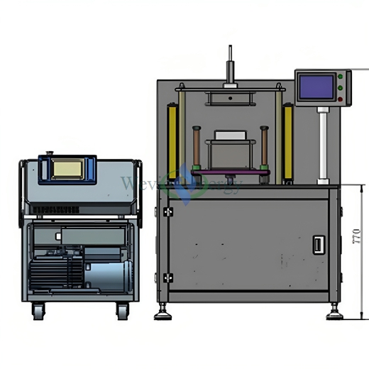 Prismatic cell battery pilot line assembly line can case helium test airtightness test machine