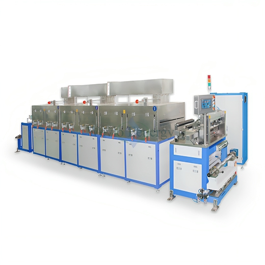 Battery coating machine for prismatic cell 