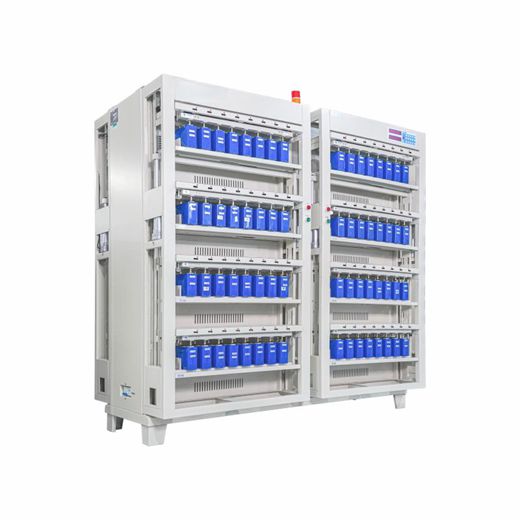 Energy-saving feedback series-capacity cabinet grading machine for prismatic cell 128 channels 40A