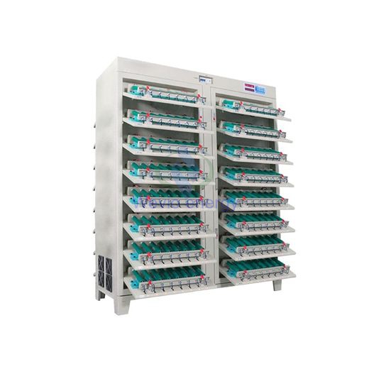 Energy-saving feedback series-capacity cabinet grading machine for cylindrical cell 256 channels 10A