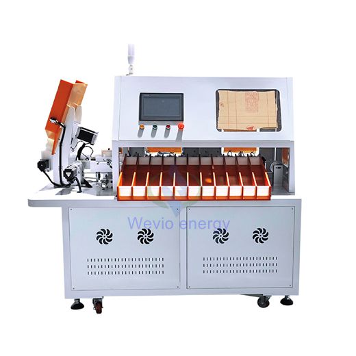 Cylindrical lithium battery cell sorting machine(OCV testing) 11 channels for 18650 21700 32700