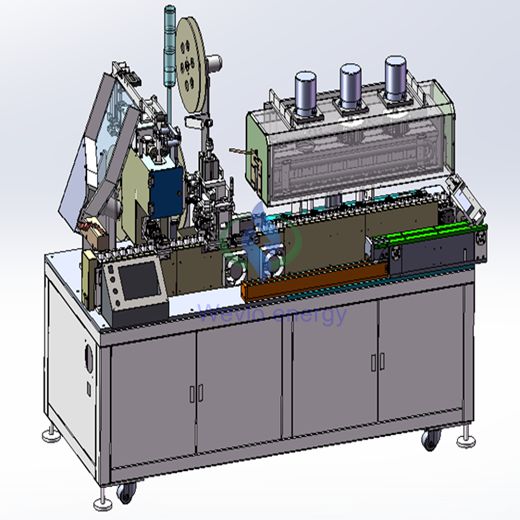 Cylindrical cell 18650 21700 32700 26700 Automatic Heat Shrink Sleeving Machine